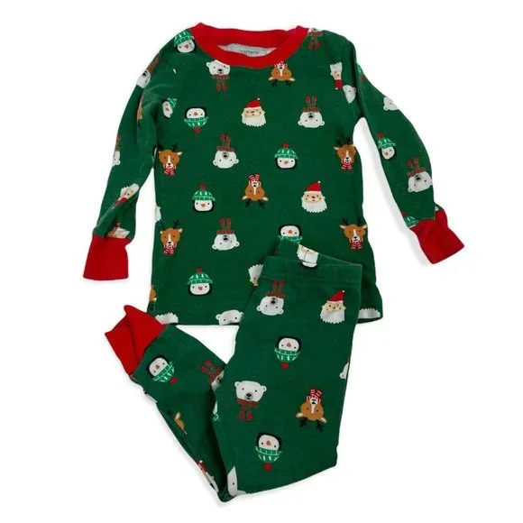 Carter's Pajamas Carters Christmas Pajamas Toddler Boy 8m